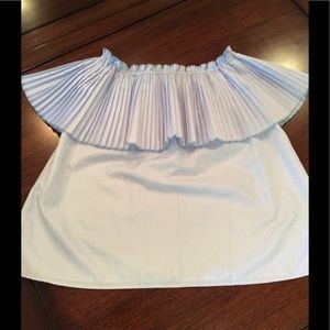 DELFI accordion pleated shoulder Made in USA. 🇺🇸🇺🇸🇺🇸